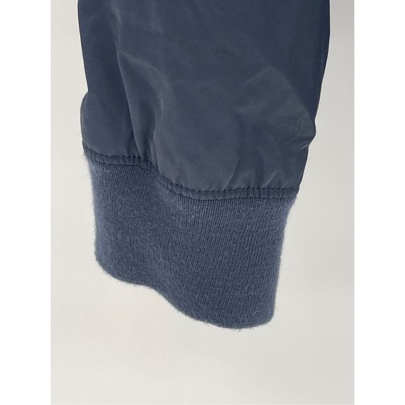 J. Crew Jacket Men Medium Blue Nylon Bomber Style Lightweight Full Zip‎ - Picture 5 of 12